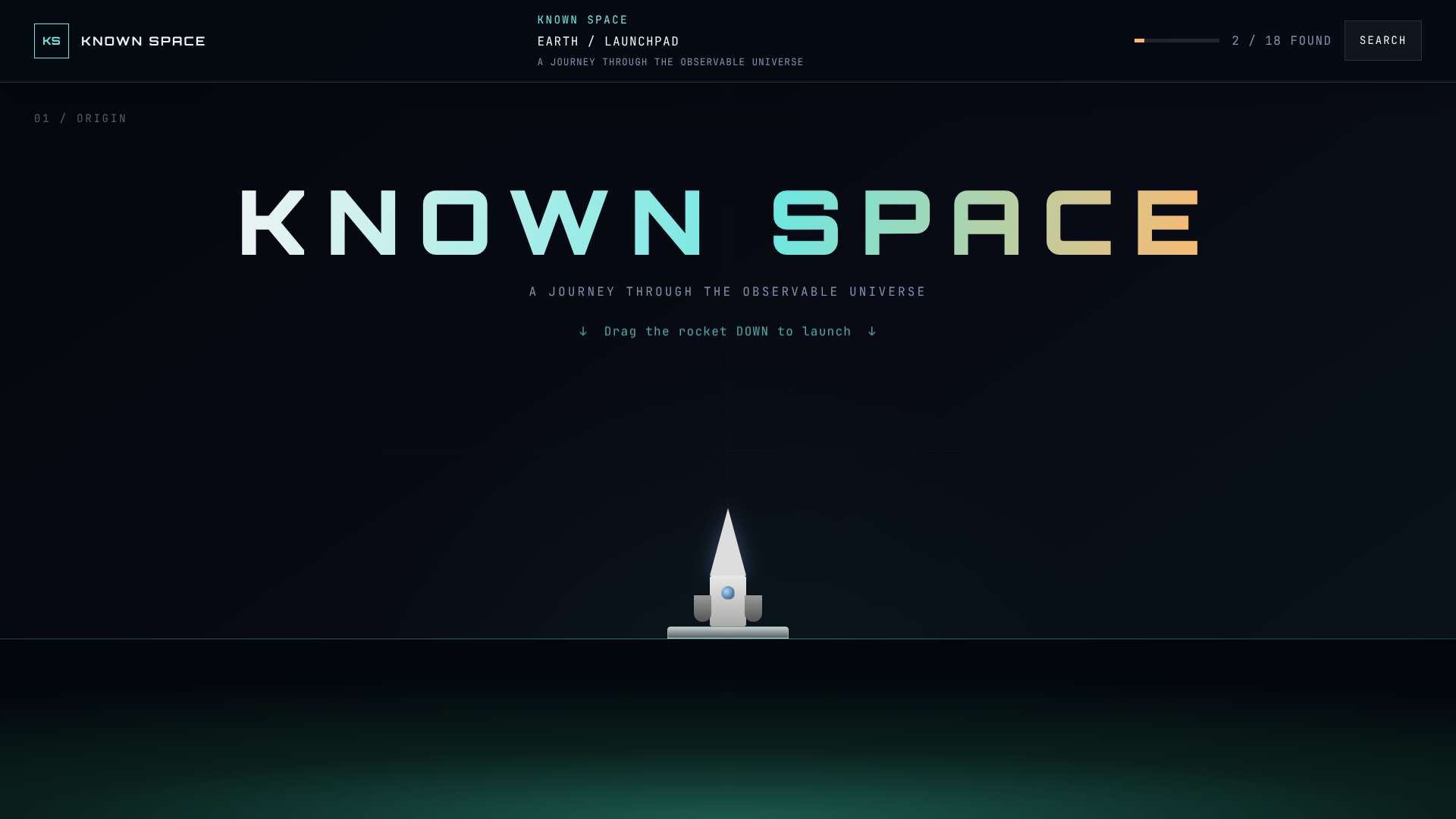 Known Space solar system view